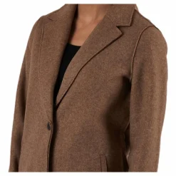 Only Carrie Bonded Coat Otw Brown Grå New