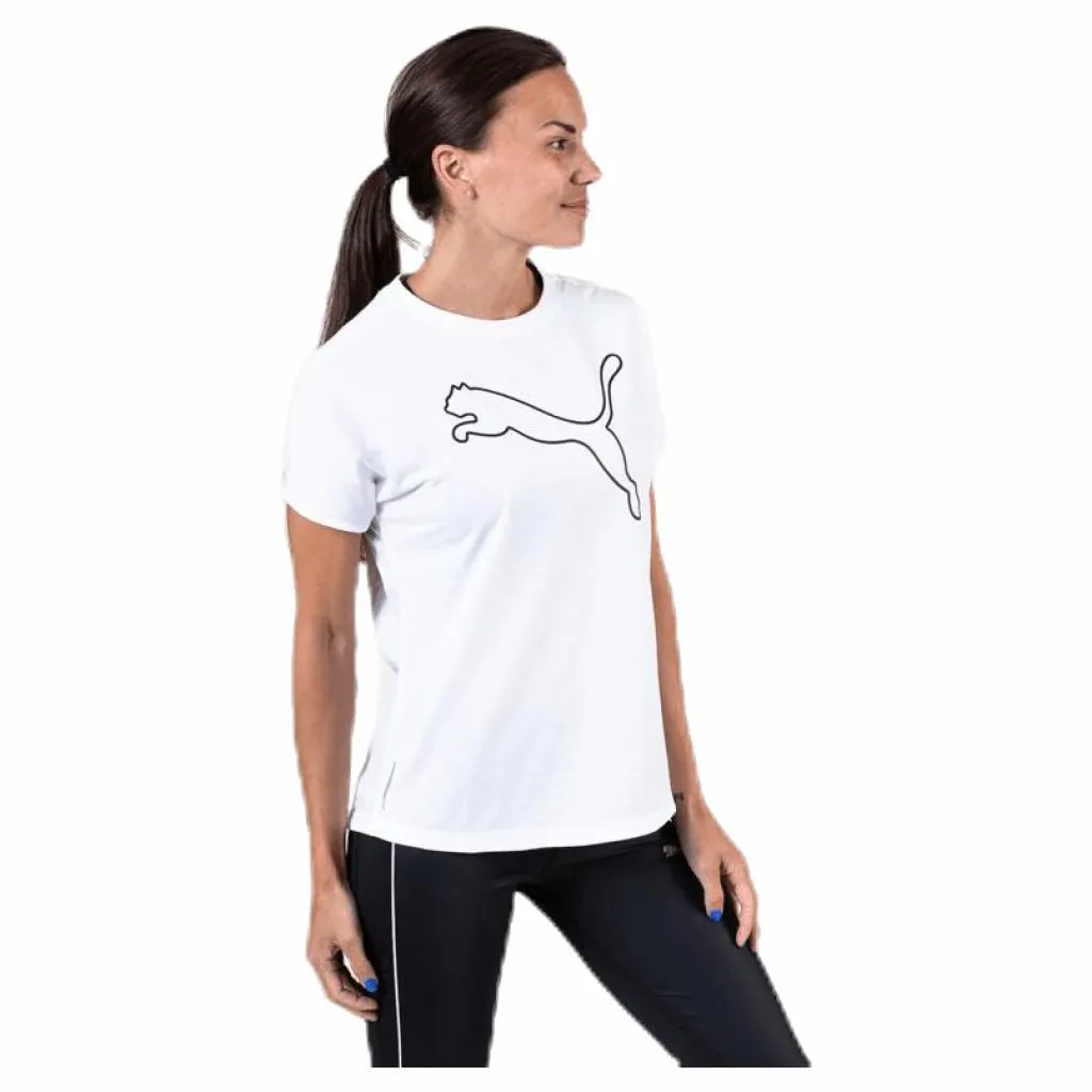 Puma Cat Tee White Vit Discount