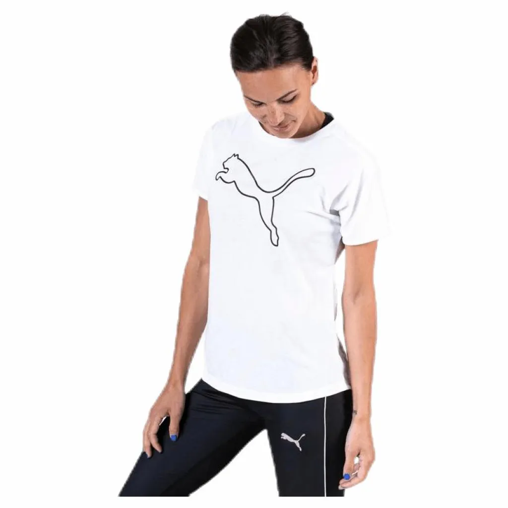 Puma Cat Tee White Vit Discount