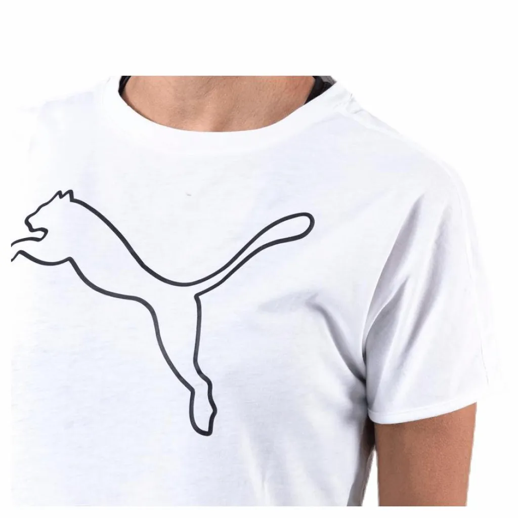 Puma Cat Tee White Vit Discount