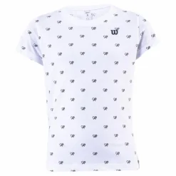 Wilson Cause A Racket Tech Tee White Vit Sale