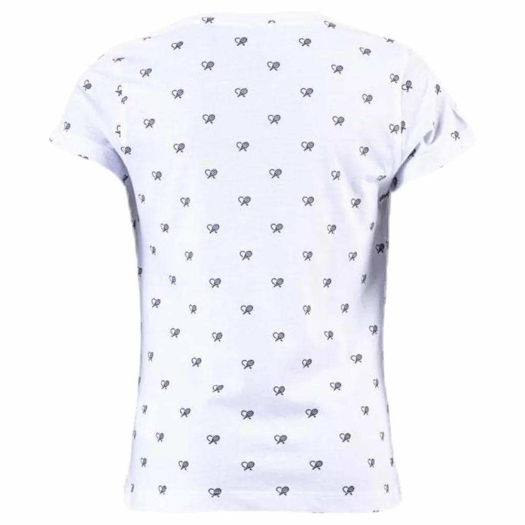 Wilson Cause A Racket Tech Tee White Vit Sale