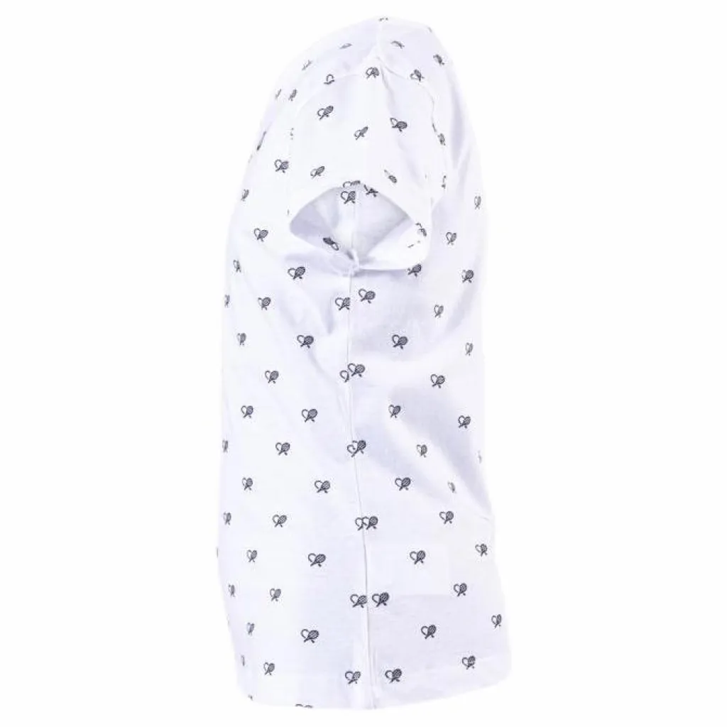 Wilson Cause A Racket Tech Tee White Vit Sale