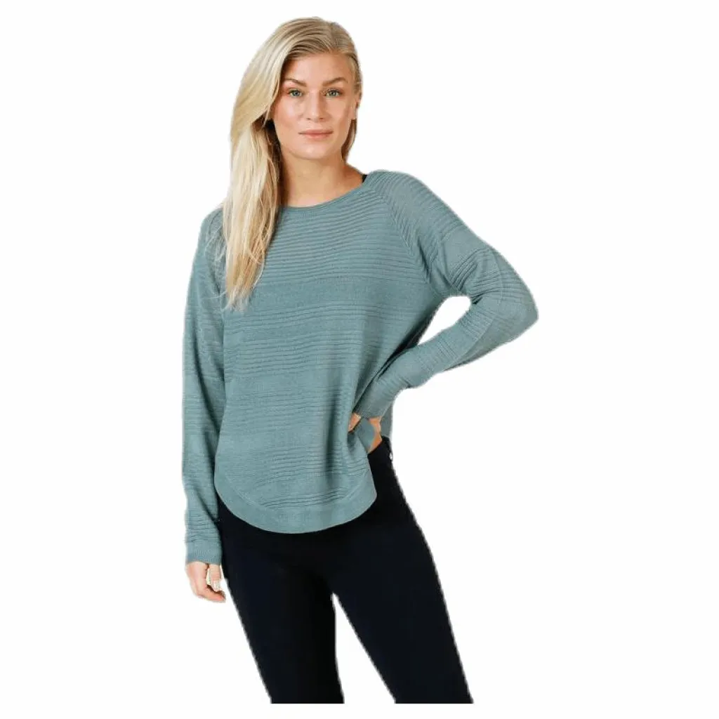Caviar Long Sleeve Pullover Knit Chinois Green*Only Online
