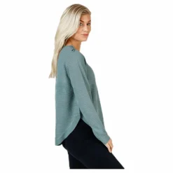 Caviar Long Sleeve Pullover Knit Chinois Green*Only Online