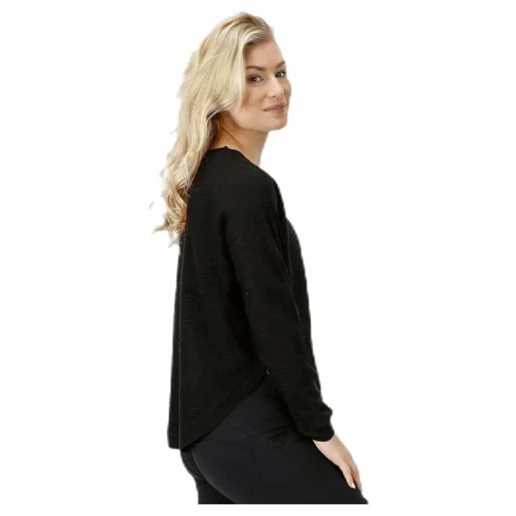 Caviar L/S Pullover Knt Black*Only Outlet