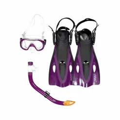 Cruz Cebu Jr. Diving Set - 3 Pcs. Dark Purple Outlet