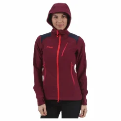 Bergans of Norway Cecilie Mountaineering Jacket Grey/Red Grå och Röd Discount