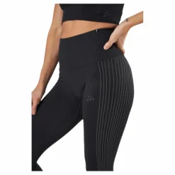 Craft Charge Fuseknit Tights White/Black Vit och Svart Hot