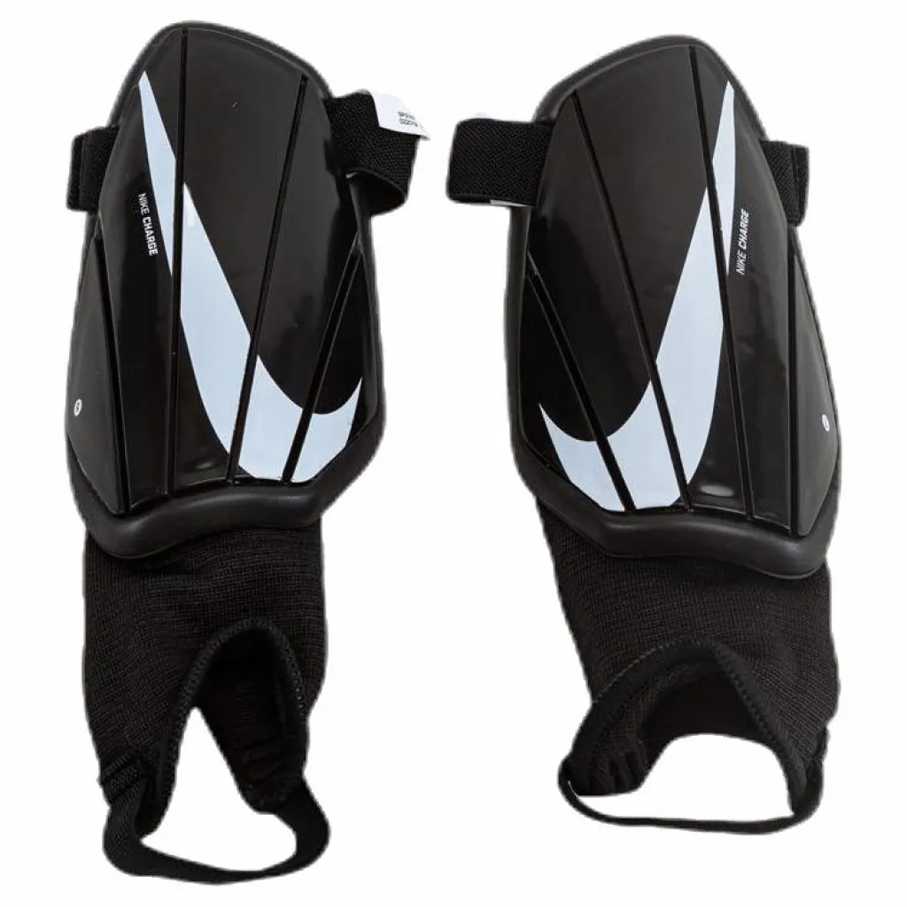 Charge Kids' Soccer Shin Guards BLACK/WHITE/WHITE*Nike Sale