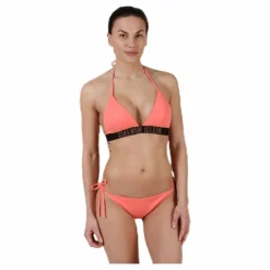 Calvin Klein Cheeky String Side Tie Bikini Pink Rosa New