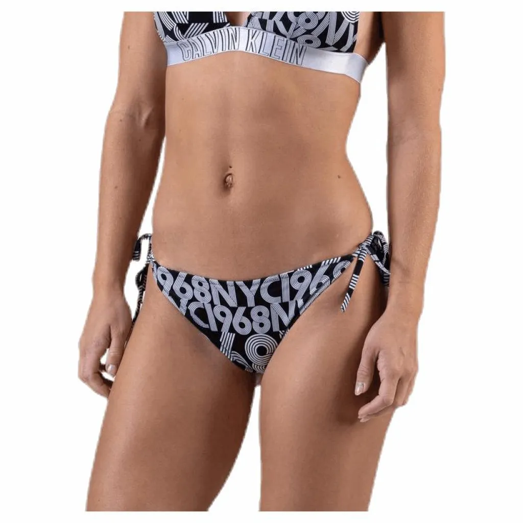 Cheeky String Side Tie Bikini-Pr Black*Calvin Klein