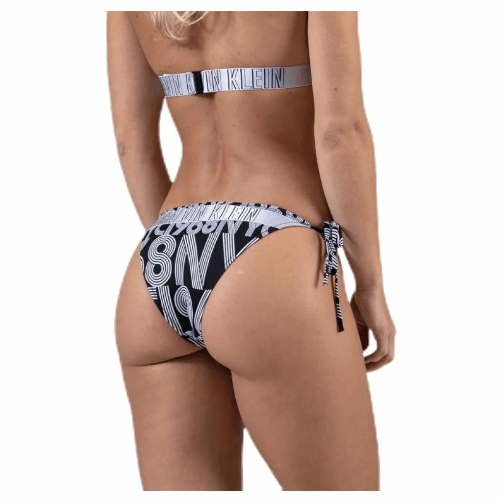 Cheeky String Side Tie Bikini-Pr Black*Calvin Klein