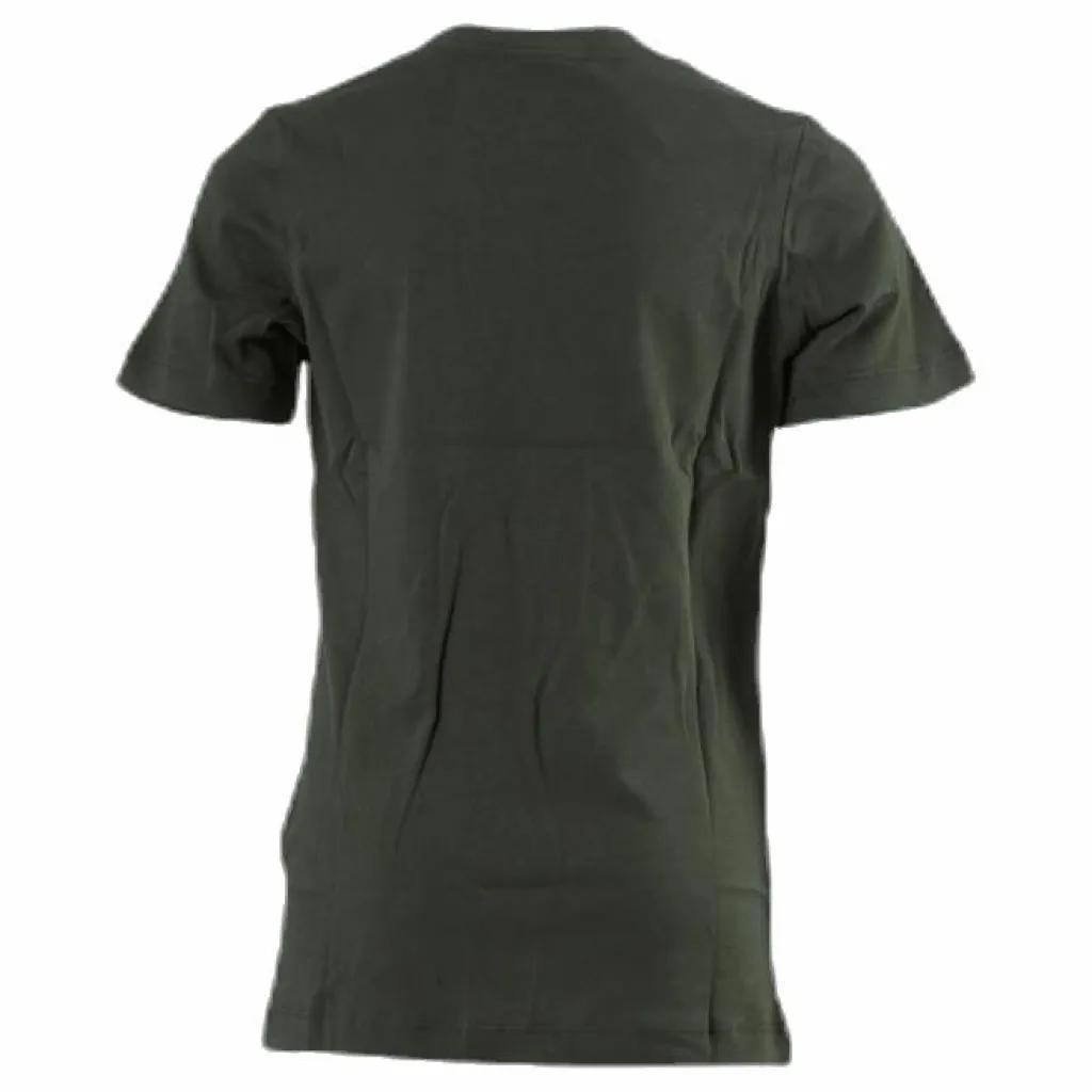Nike Chest Panel Tee Junior Green Svart Clearance