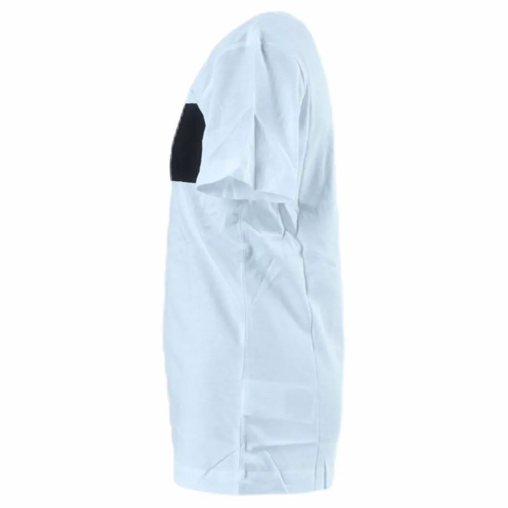 Nike Chest Panel Tee Junior White Vit Clearance