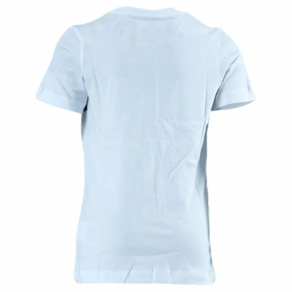 Nike Chest Panel Tee Junior White Vit Clearance
