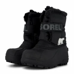 Sorel Children's Snow Commander Black, Charcoal Svart Online
