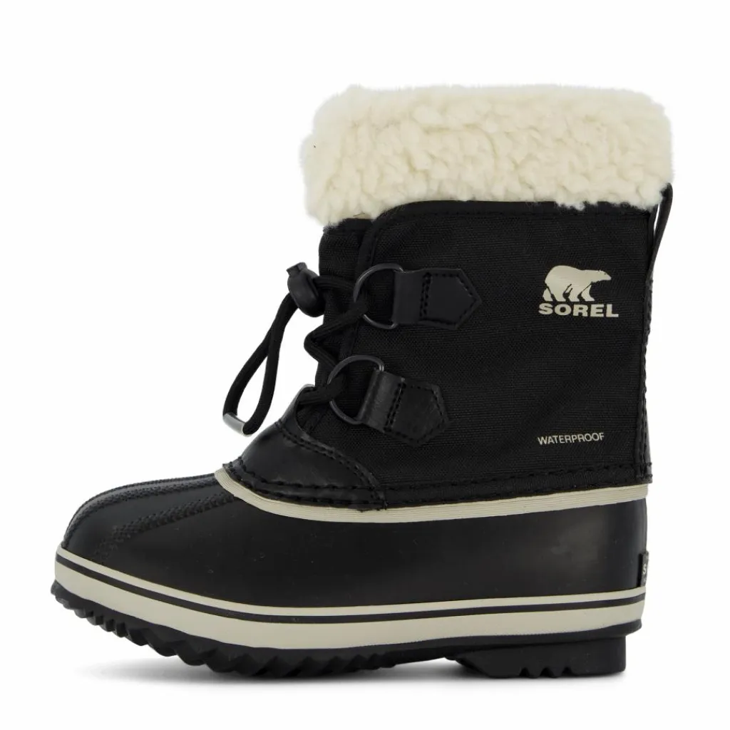 Sorel Children's Yoot Pac Nylon Black Svart