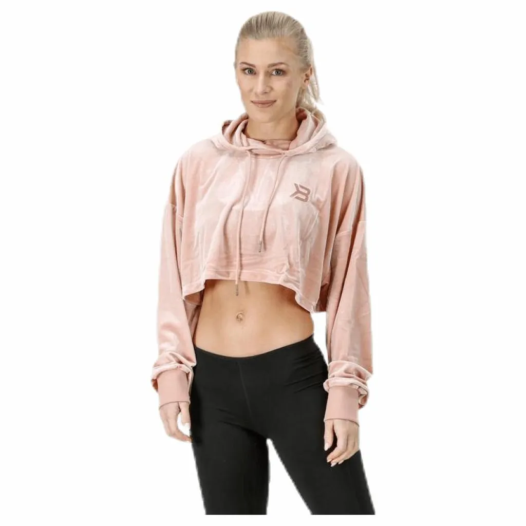 Chrystie crop hoodie Pink/Beige*Better Bodies Discount