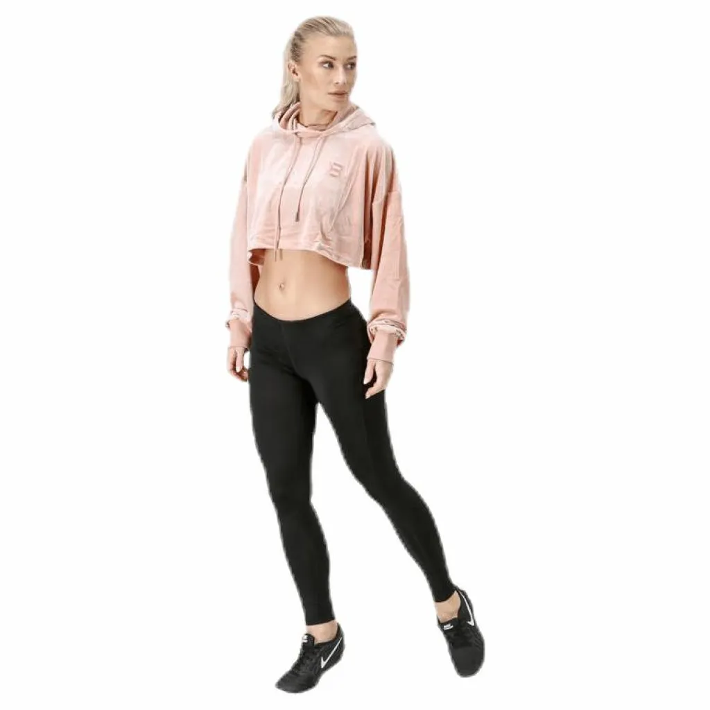 Chrystie crop hoodie Pink/Beige*Better Bodies Discount