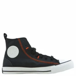 Converse Chuck Taylor All Star Black/storm Wind/bold Mandarin Svart Hot