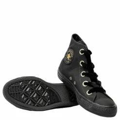 Converse Chuck Taylor All Star Hi Big Eyelets Black Svart Sale