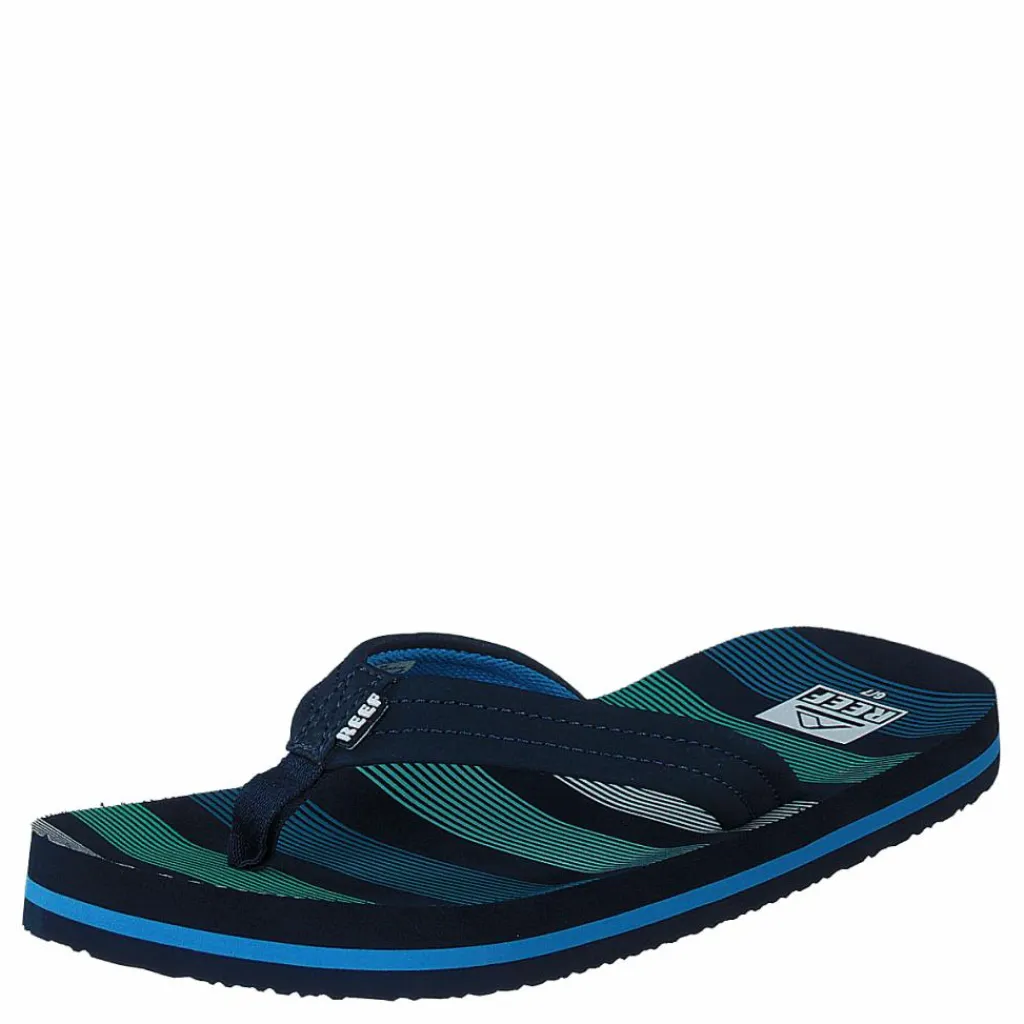 Reef Ci4148 Kids Ahi Deep Sea Stripes Turkos och Svart Sale