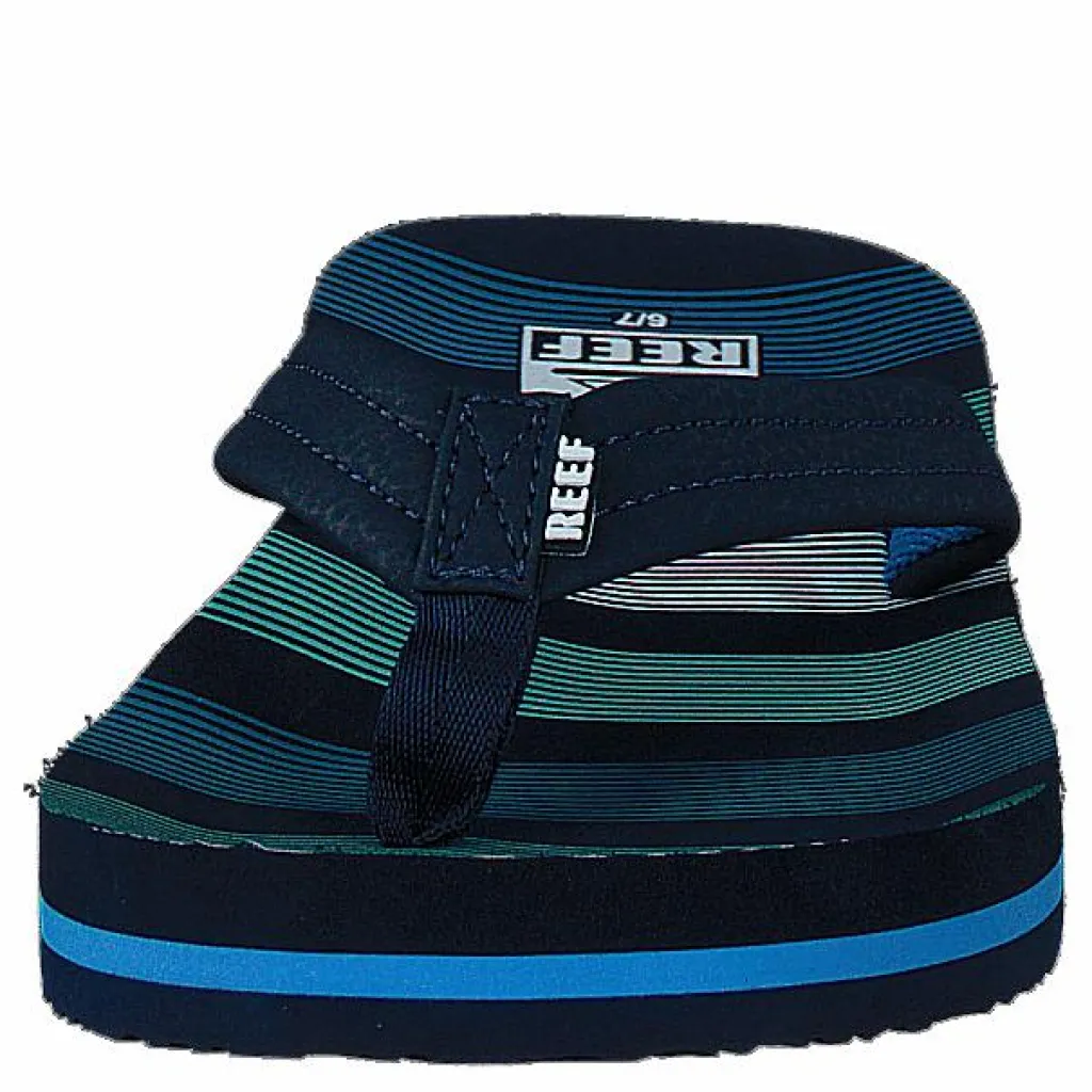 Reef Ci4148 Kids Ahi Deep Sea Stripes Turkos och Svart Sale