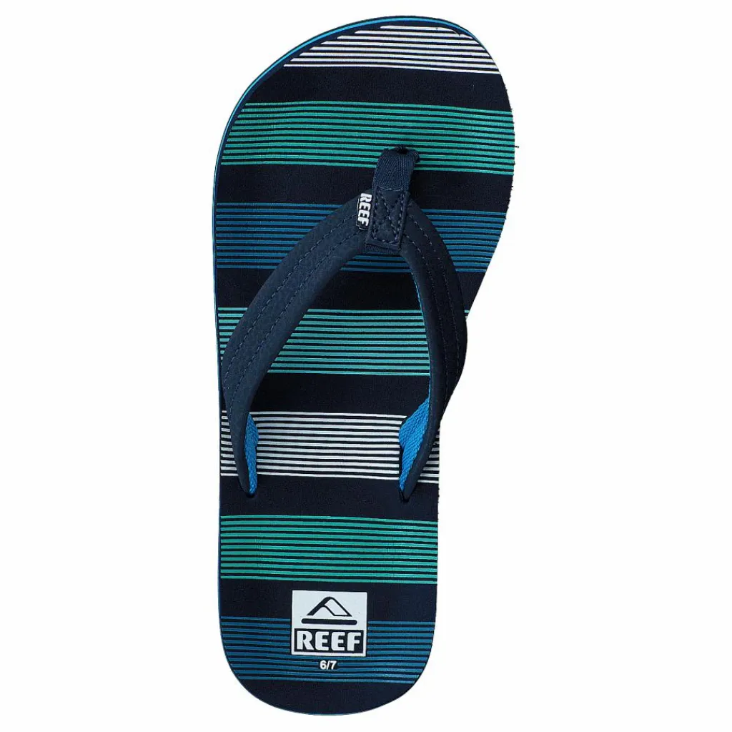 Reef Ci4148 Kids Ahi Deep Sea Stripes Turkos och Svart Sale