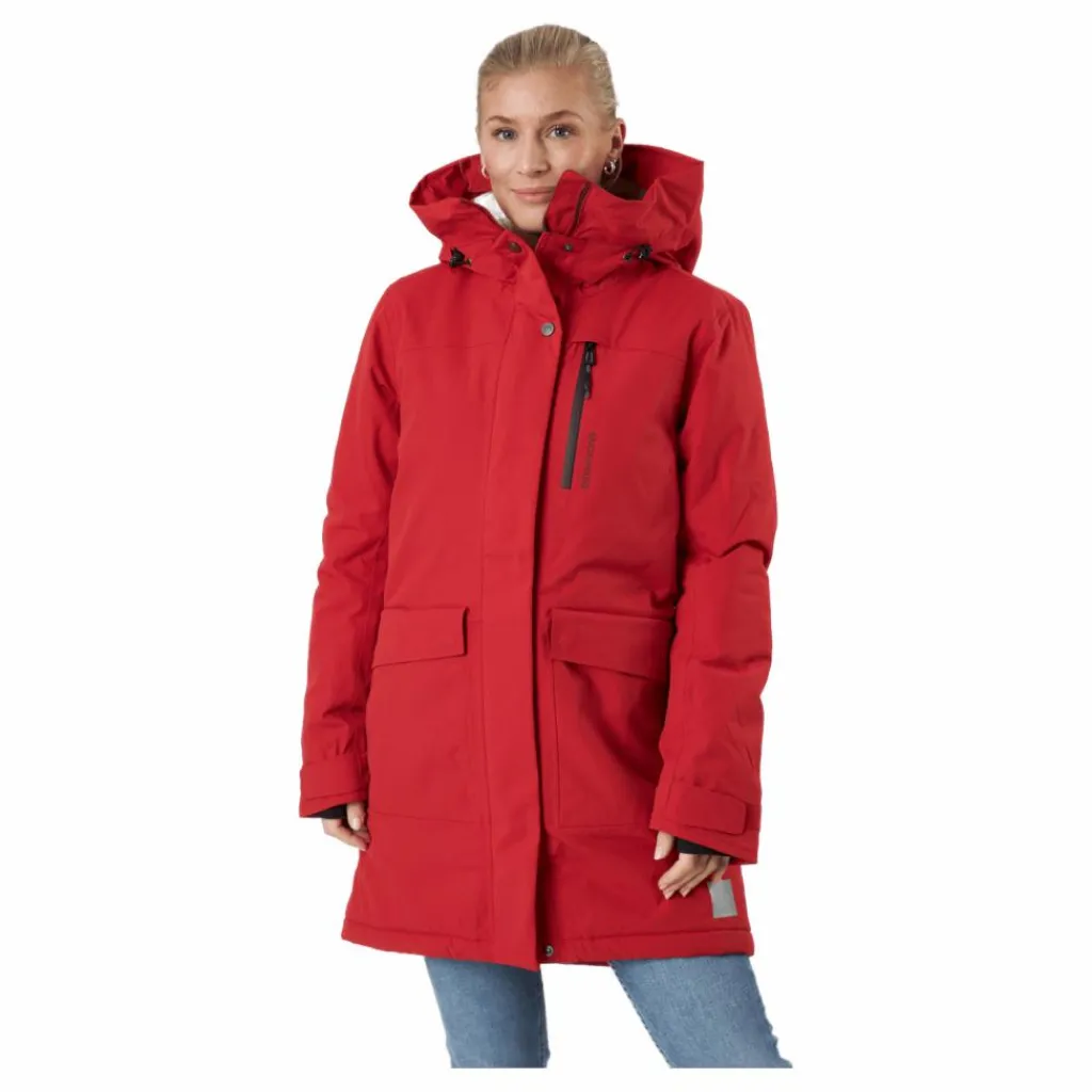 Didriksons Ciana Wns Parka Pomme Red Röd Best