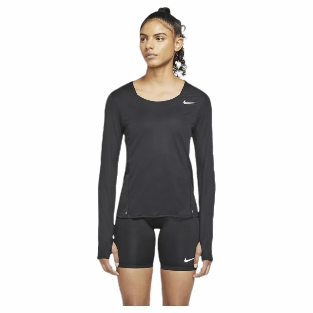 Nike City Sleek LS Black/Silver Svart och Silver New