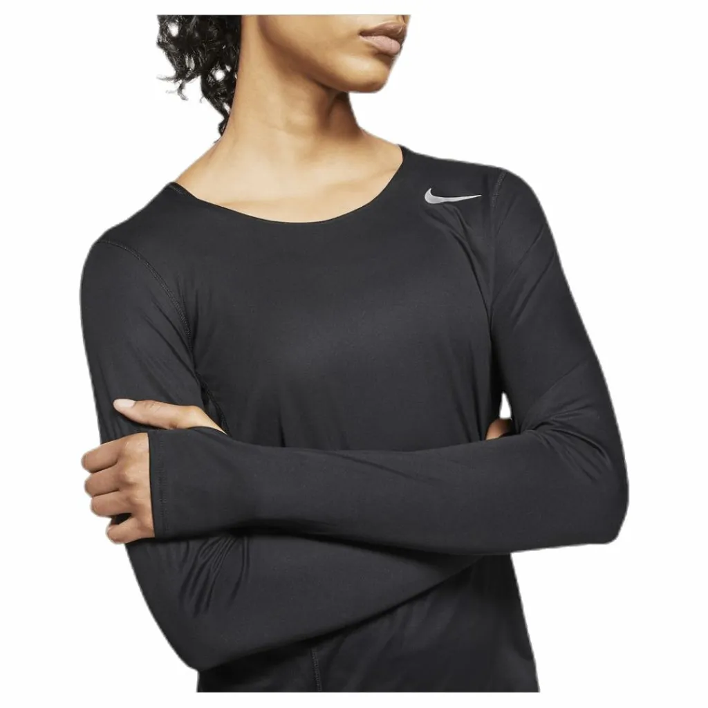Nike City Sleek LS Black/Silver Svart och Silver New