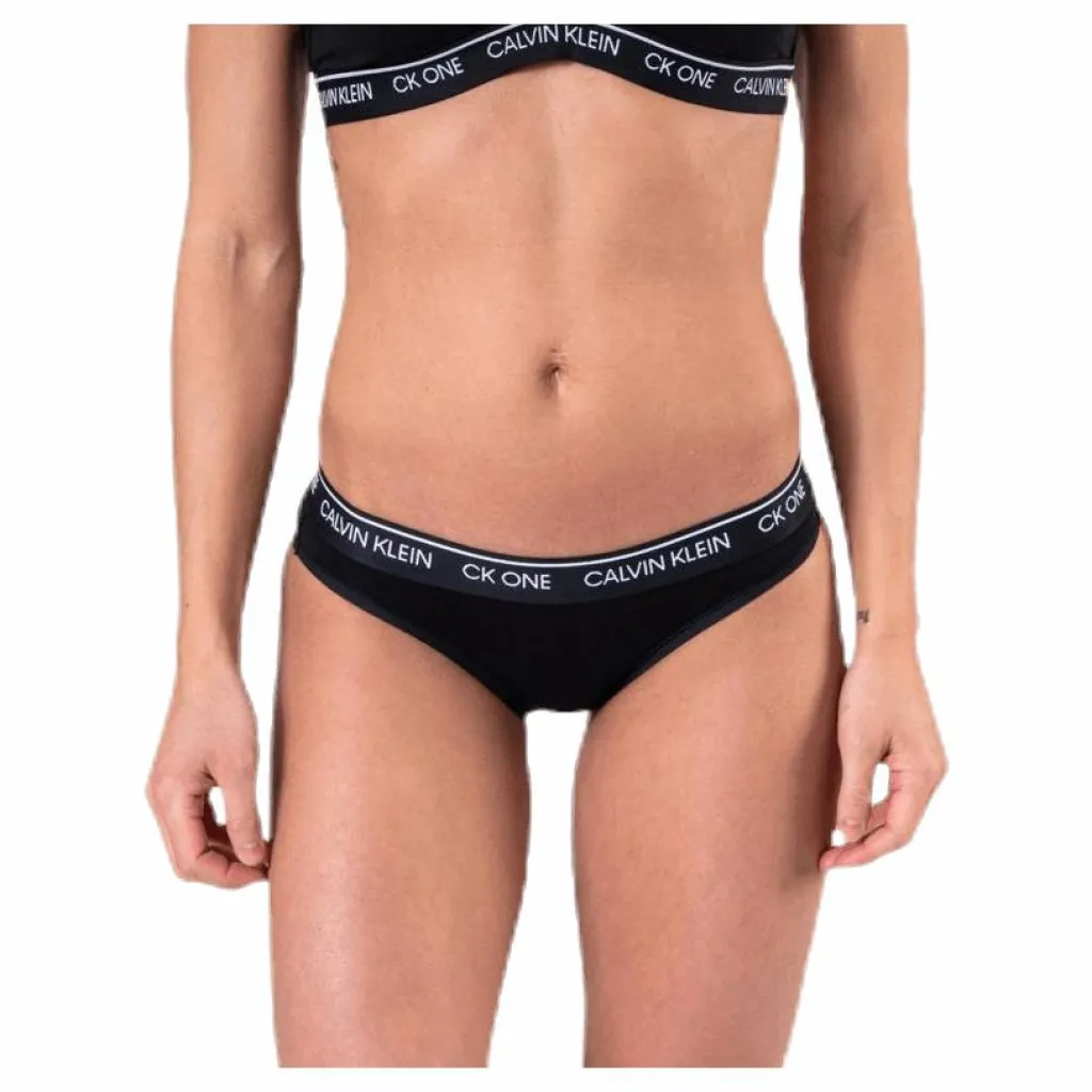 Calvin Klein Ck One Cotton Bikini Brief Black Svart Hot