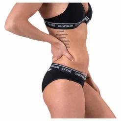 Calvin Klein Ck One Cotton Bikini Brief Black Svart Hot
