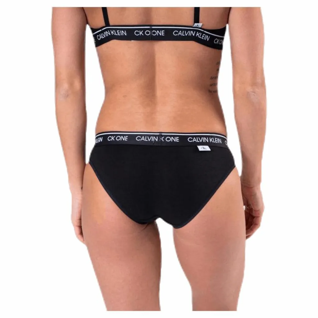 Calvin Klein Ck One Cotton Bikini Brief Black Svart Hot