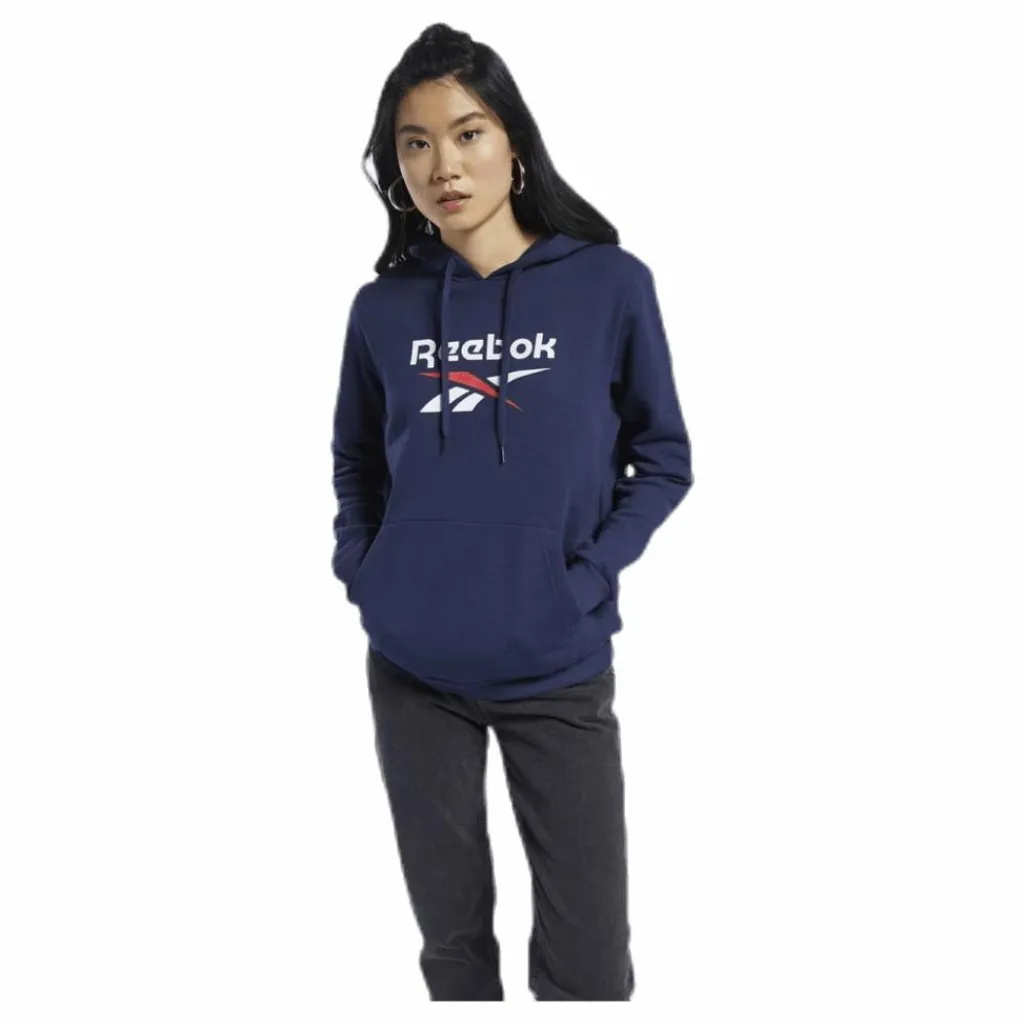 Cl F Big Logo Hoodie Ft Blue*Reebok Classic New