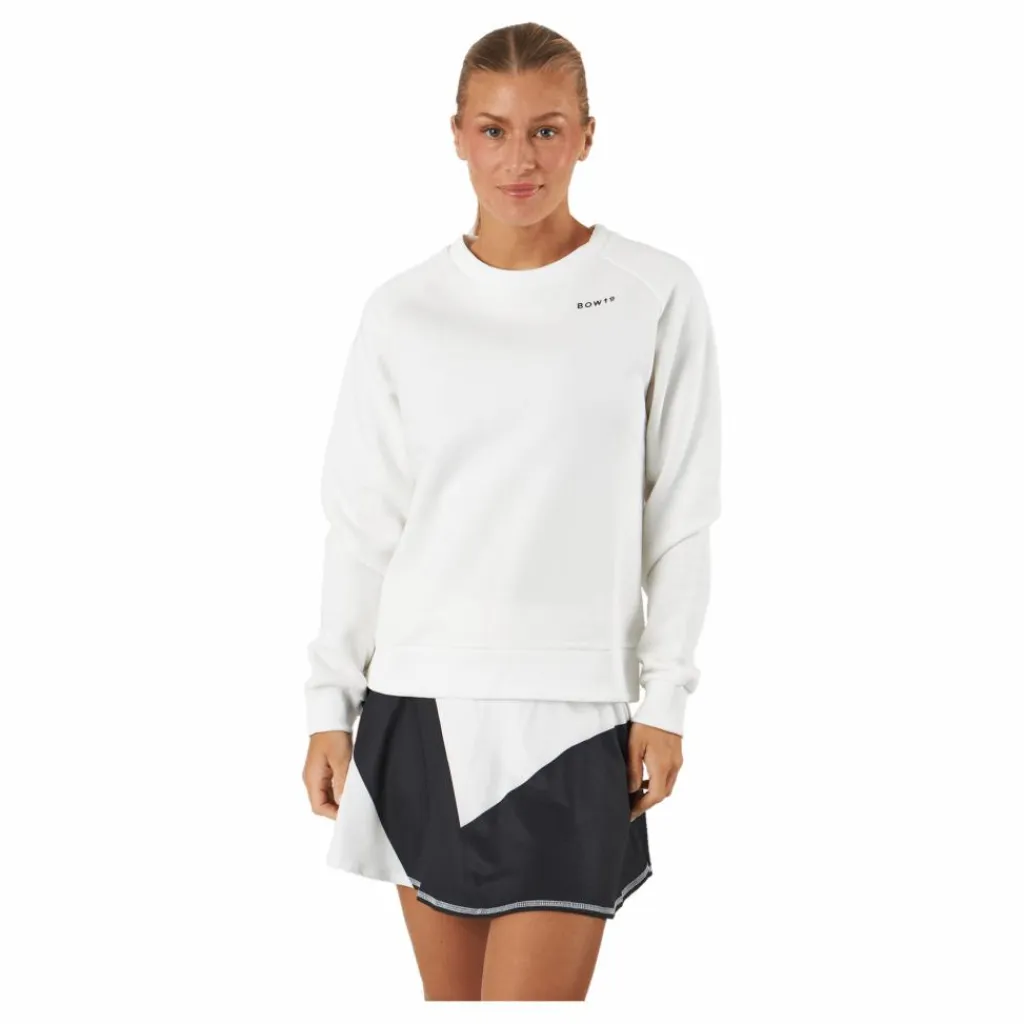 BOW19 Clara Crewneck Off-white Vit Clearance