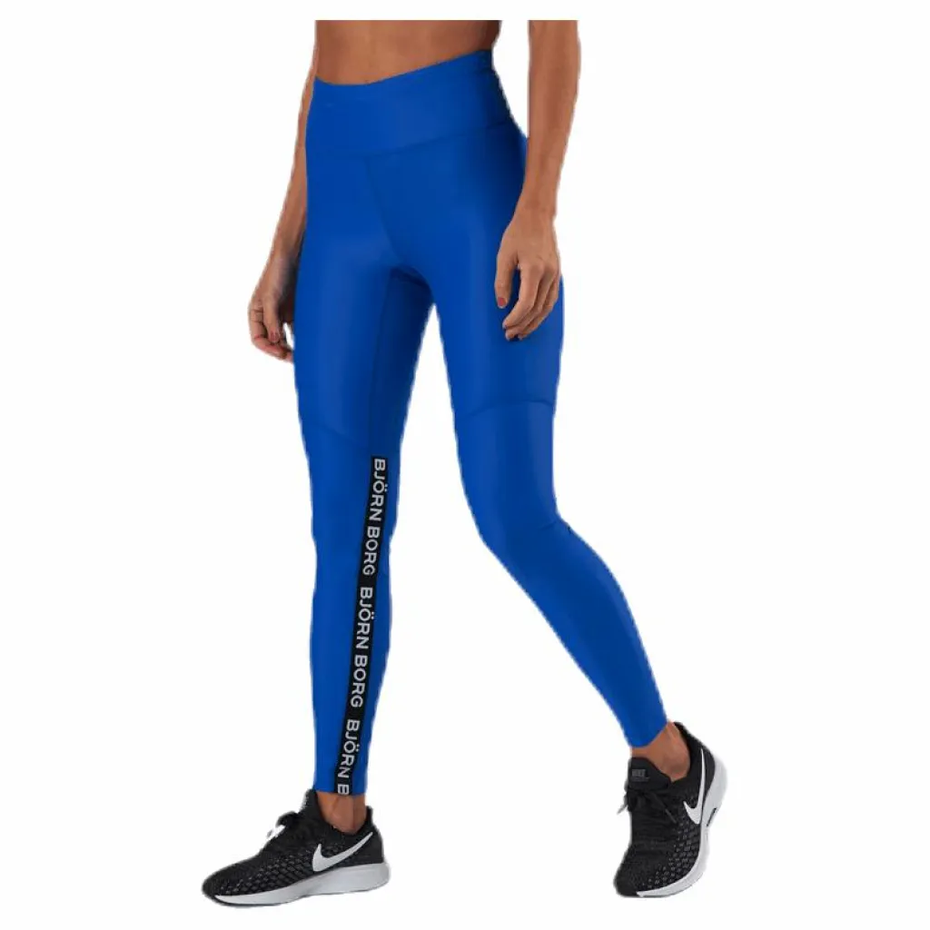 Clara High Waist Tights Blue*Björn Borg Clearance