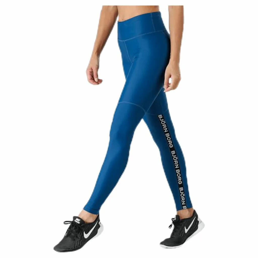 Björn Borg Clara High Waist Tights Blue Blå Sale