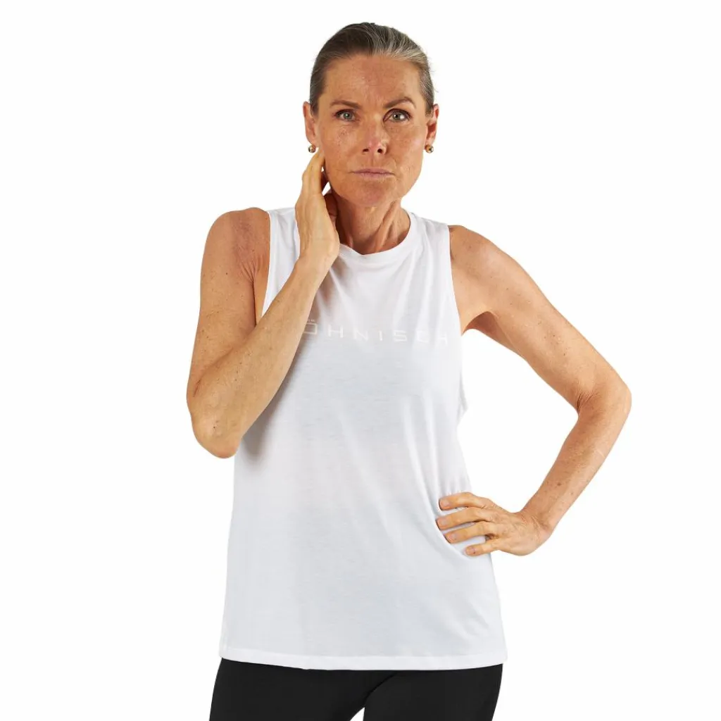 Röhnisch Clara Loose Singlet White Vit New