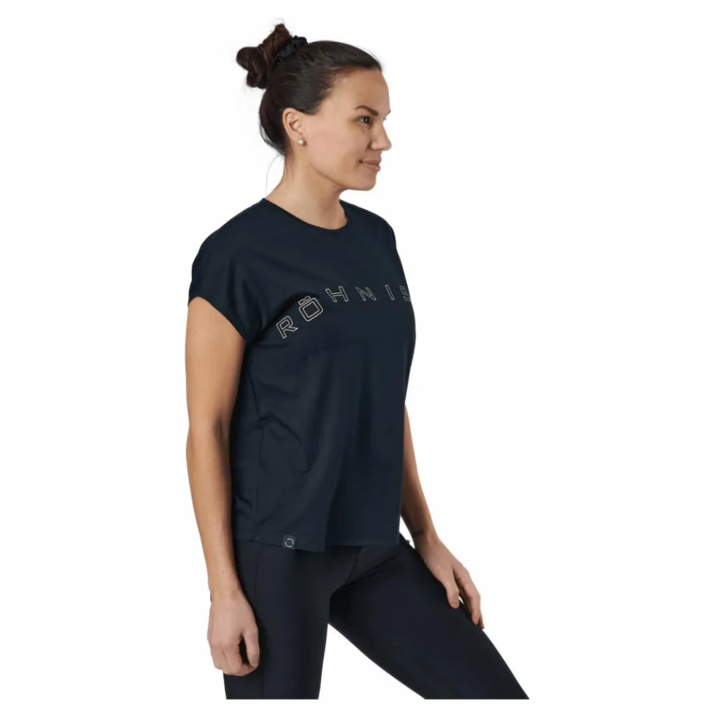 Röhnisch Clara Loose Tee Black Svart Sale
