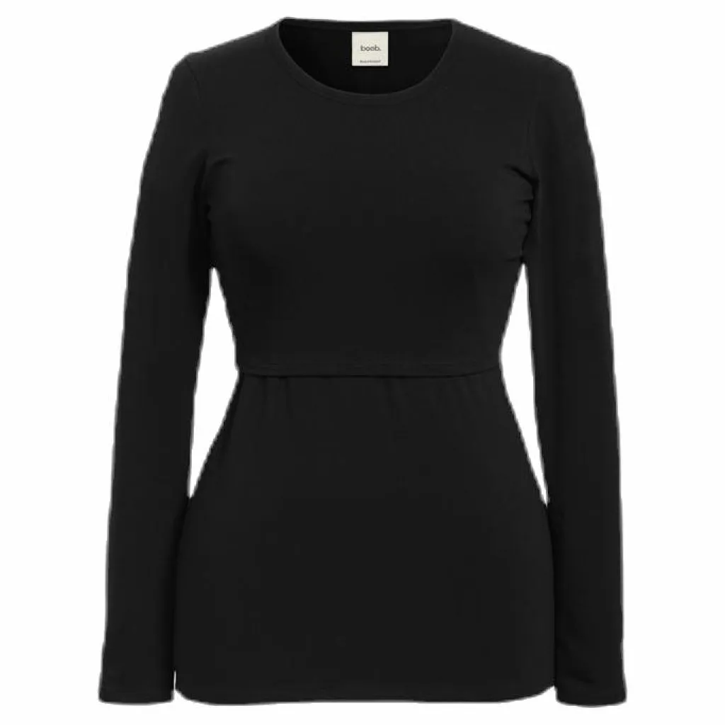 Classic LS Top Black*Boob Clearance