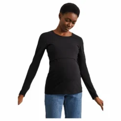 Classic LS Top Black*Boob Clearance