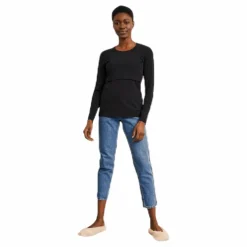 Classic LS Top Black*Boob Clearance