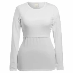 Classic LS Top White*Boob Clearance