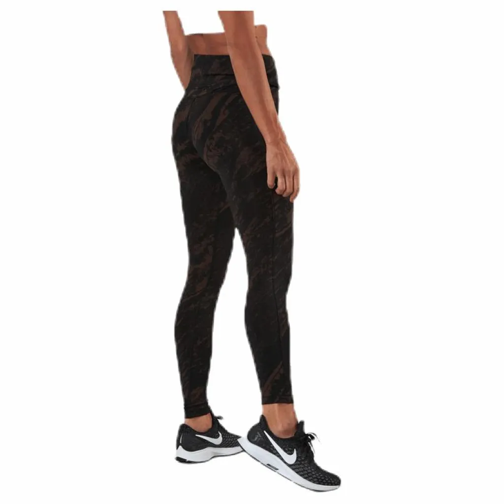 Classic Printed 7/8 Tights Brown/Black*Casall Best