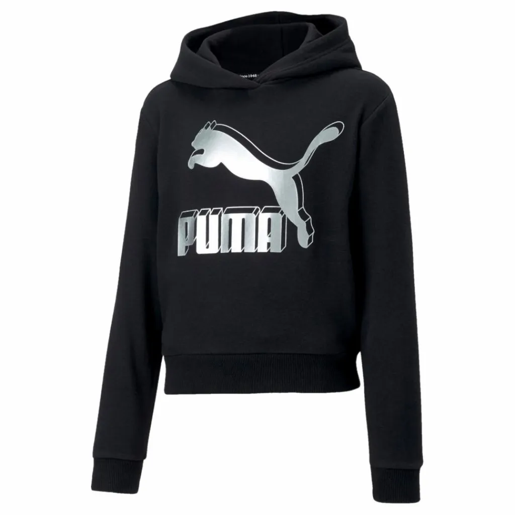 Puma Classics T7 Hoody TR G Black/Silver Svart Online