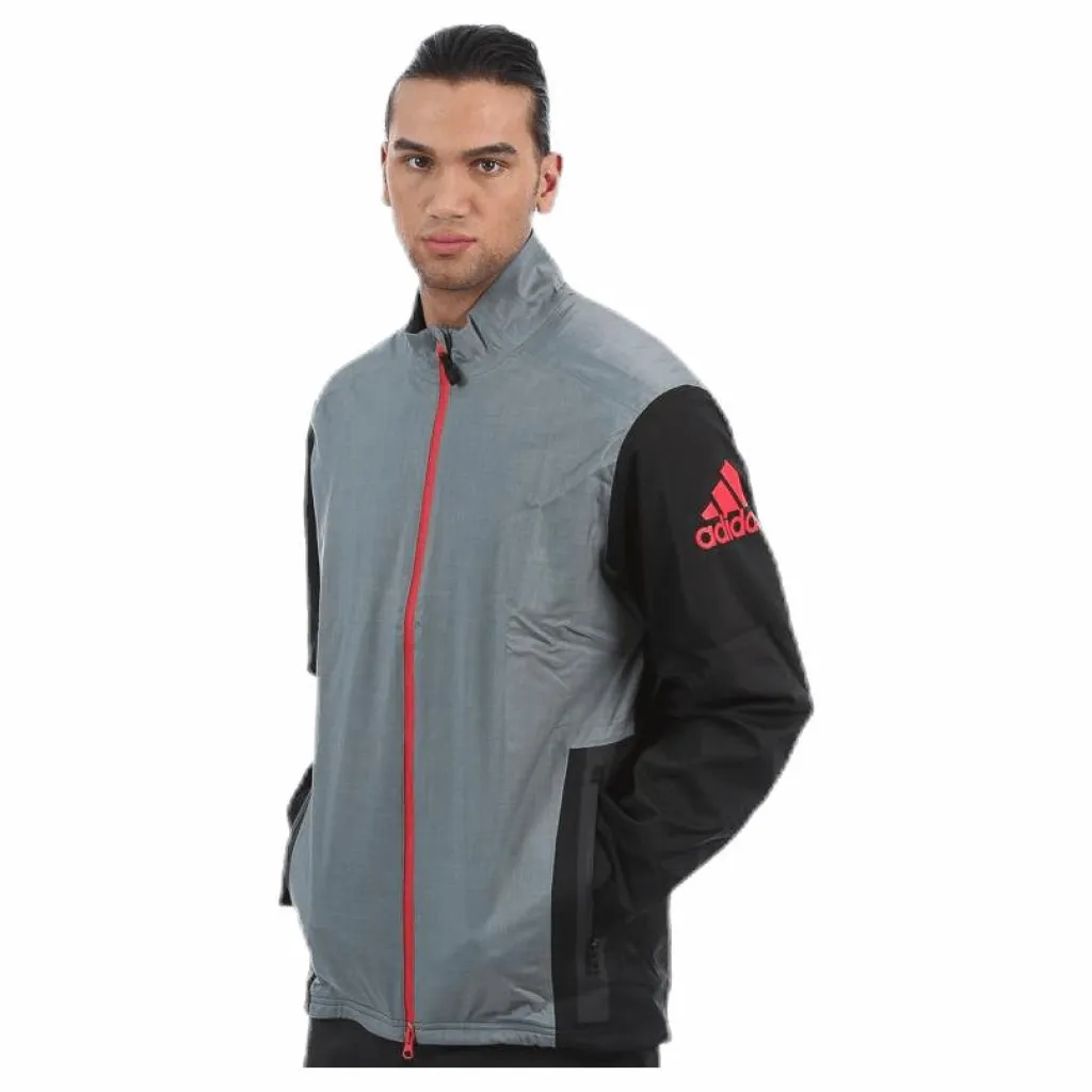 adidas Climaproof Heathered Jacket Black/Grey Grå Sale