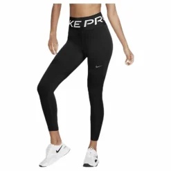 Nike Cln Nvlty Tight 7/8 Black/Silver Svart Sale