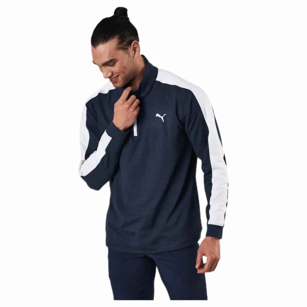 Cloudspun T7 1/4 Zip Blue*Puma Golf Clearance